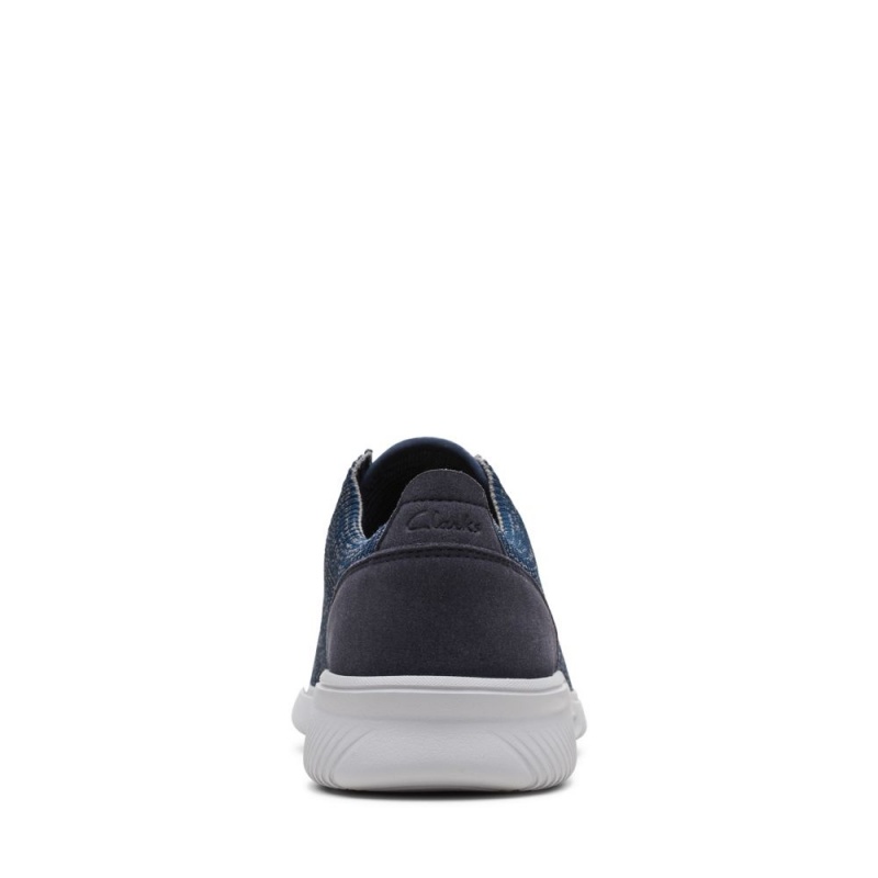 Pánské Tenisky Clarks Donaway Knit Tmavě Blankyt | CZ-402593