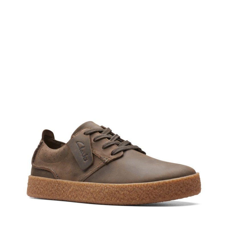 Pánské Tenisky Clarks StreethillLace Tmavě Olivy Zelené | CZ-927603