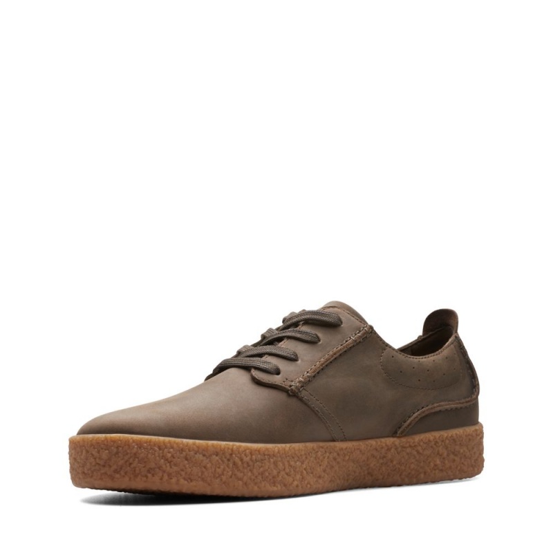 Pánské Tenisky Clarks StreethillLace Tmavě Olivy Zelené | CZ-927603