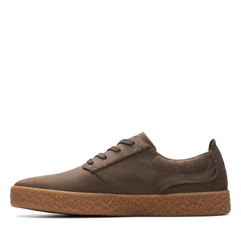 Pánské Tenisky Clarks StreethillLace Tmavě Olivy Zelené | CZ-927603