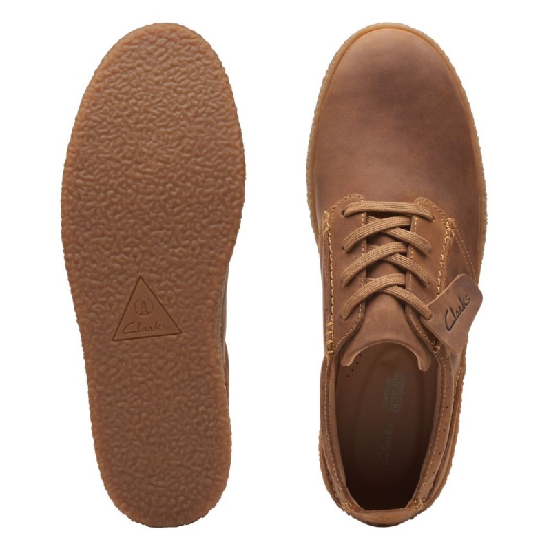 Pánské Tenisky Clarks StreethillLace Tmavě Hnědé | CZ-230416