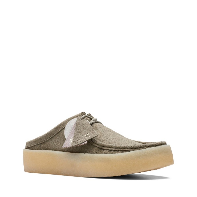 Pánské Tenisky Clarks Wallabee Cup Lo Olivy Zelené | CZ-842157