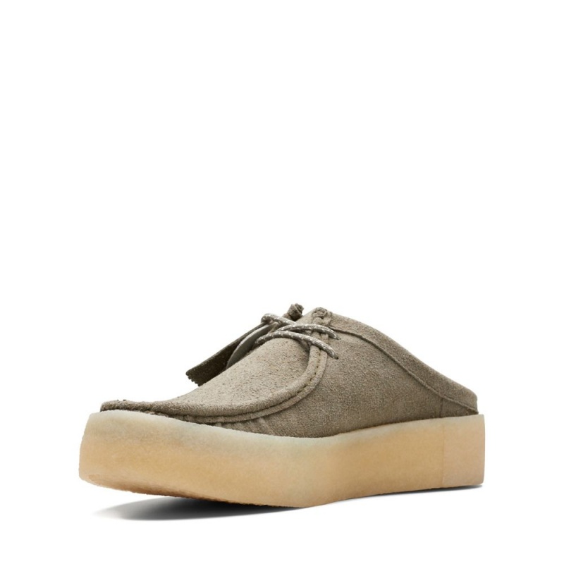 Pánské Tenisky Clarks Wallabee Cup Lo Olivy Zelené | CZ-842157