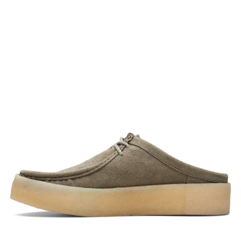 Pánské Tenisky Clarks Wallabee Cup Lo Olivy Zelené | CZ-842157