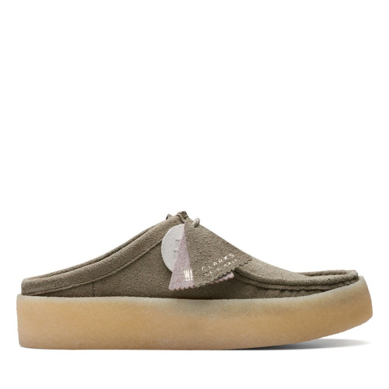 Pánské Tenisky Clarks Wallabee Cup Lo Olivy Zelené | CZ-842157