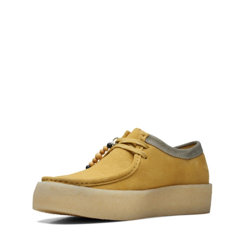 Pánské Tenisky Clarks Wallabee Cup Zlaté | CZ-651347