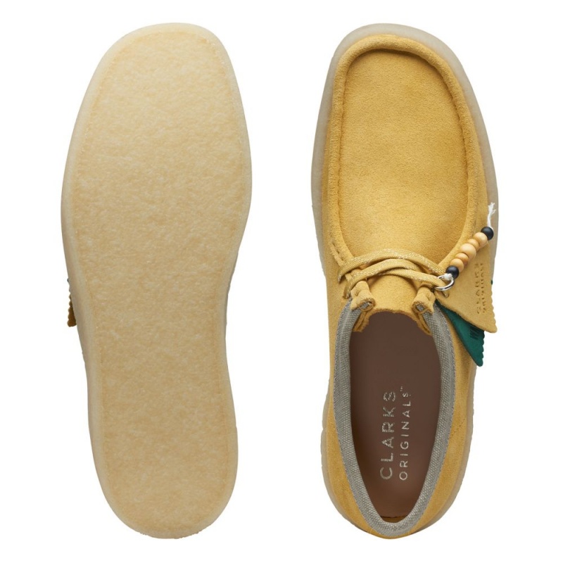 Pánské Tenisky Clarks Wallabee Cup Zlaté | CZ-651347