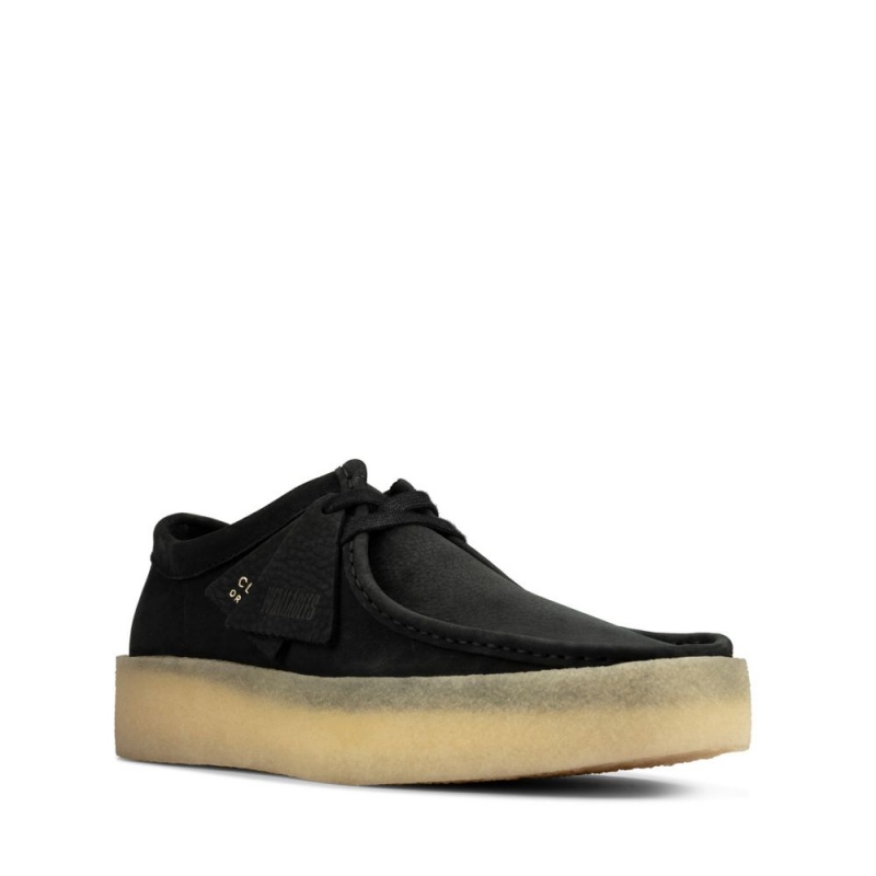 Pánské Tenisky Clarks Wallabee Cup Černé | CZ-609751